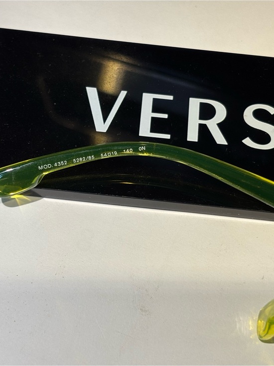 New Versace MOD4352 5272/85 Yellow Transparent Sunglasses.